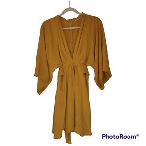 The clothing company yellow kimono dress